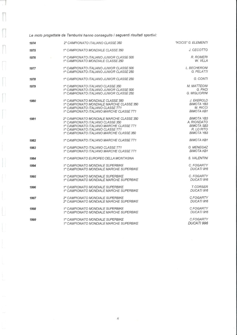 Amarcord: Quella volta che Massimo Tamburini mi lasciò il curriculum